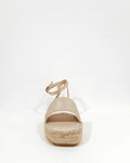 Sandália de Plataforma Jaki 42 Dourado - Macarena 