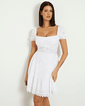 Vestido Curto Clio Branco - Guess