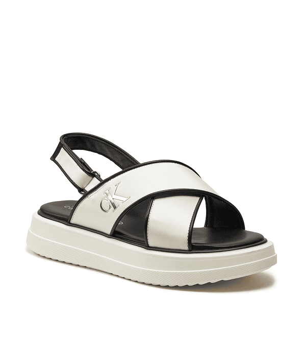 Sandália de Plataforma Branco - Calvin Klein