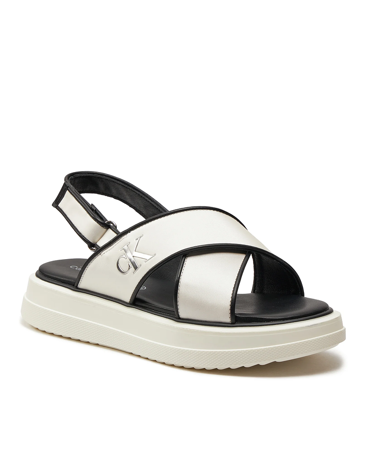 Sandália de Plataforma Branco - Calvin Klein