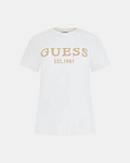 T-Shirt Nyra Logo Branco - Guess