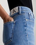 Calças de Ganga Super Skinny de Cintura Alta - Calvin Klein