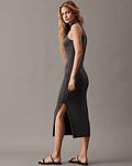 Vestido sem Mangas Cinza Escuro - Calvin Klein