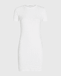 Vestido com Logo Branco - Calvin Klein