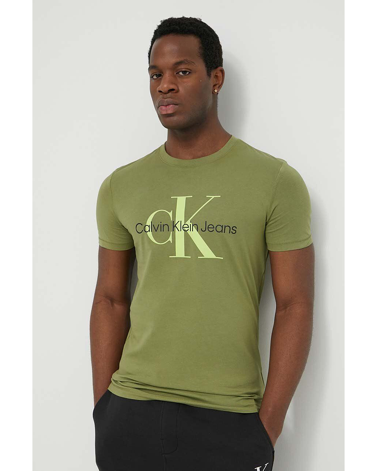 T-shirt Verde Seco - Calvin Klein