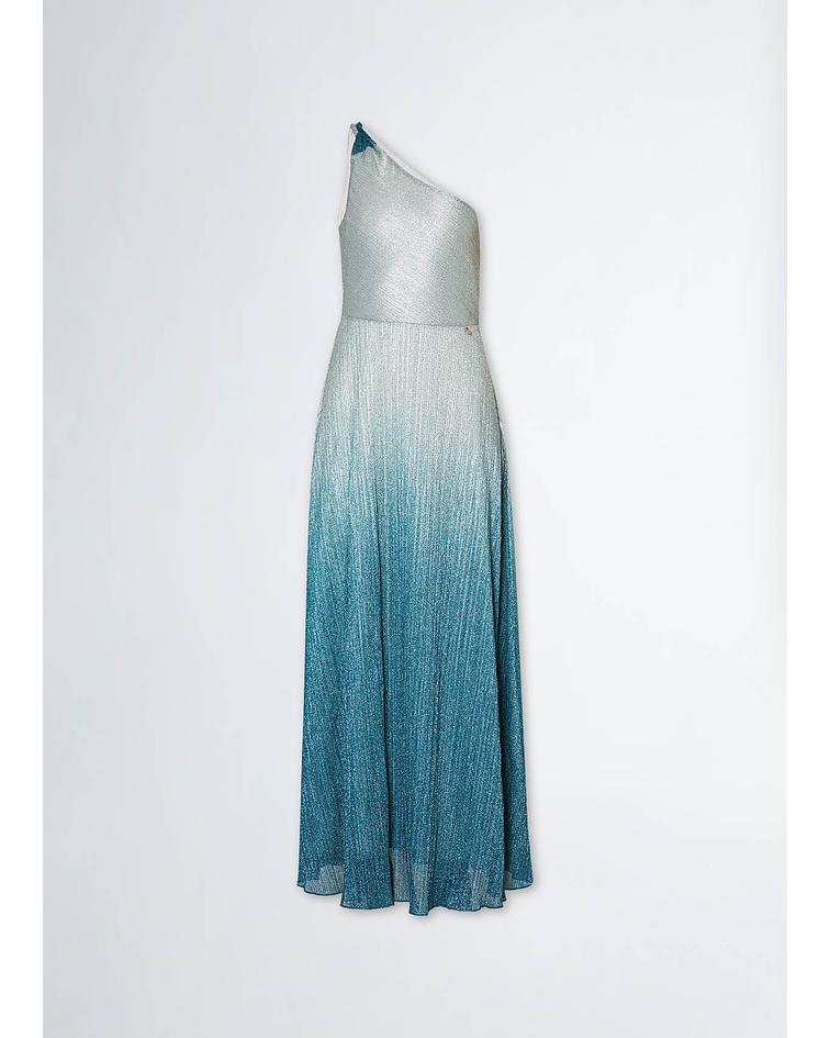 Vestido Comprido com Alça Degrade Azul - Liu Jo 