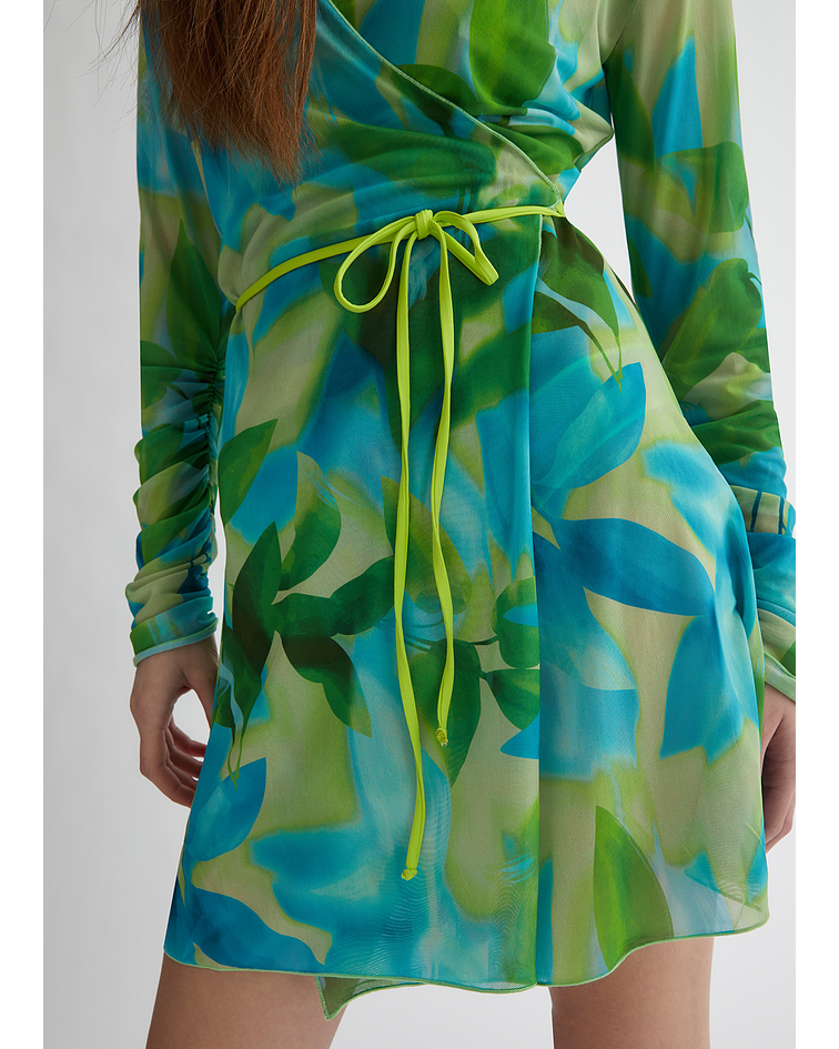 Vestido Padrão Floral Verde - Liu Jo