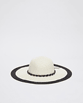 Chapéu de Palha com Lantejoulas Branco - Liu Jo