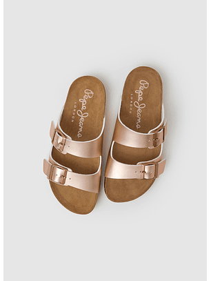 Chinelo Oban Classico Rose Gold - Pepe Jeans