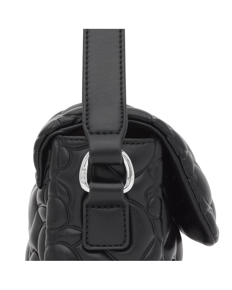 Crossbody com Aba Bold Preto - Tous