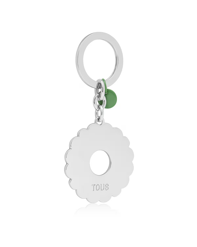 Porta Chaves Faceted Circle Verde - Tous