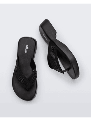 Chinelo Flatform M. Lover Preto - Melissa 