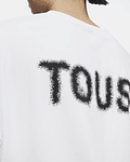 T-Shirt com Coração Branco - Tous