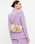 Crossbody Logo Bege - Liu Jo