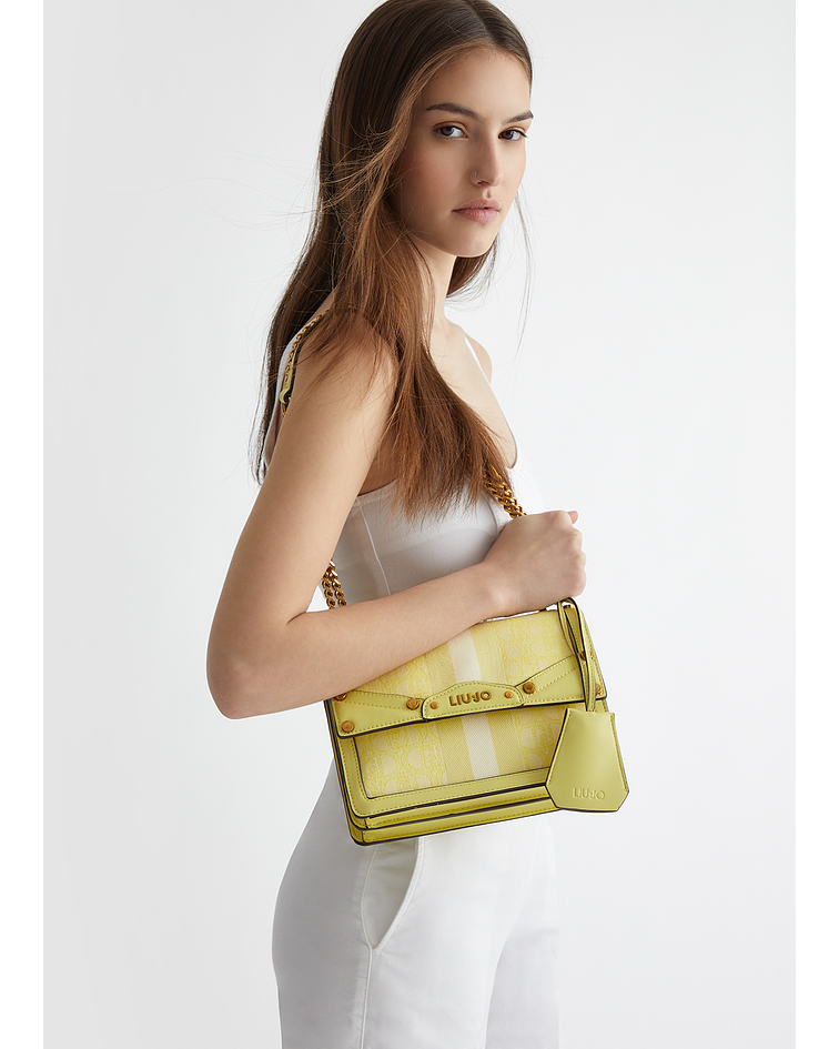 Crossbody com Aba Amarelo - Liu Jo