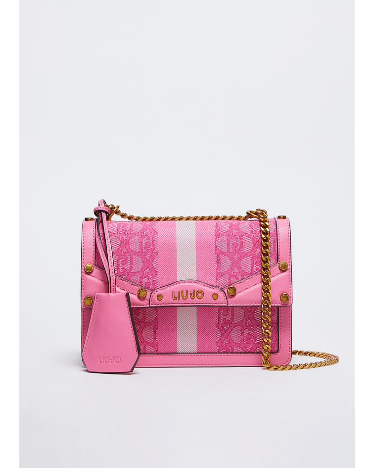 Crossbody com Aba Rosa - Liu Jo