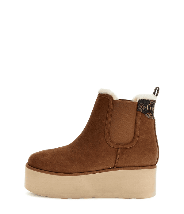 Bota de Plataforma Jilaine Camel - GUESS 