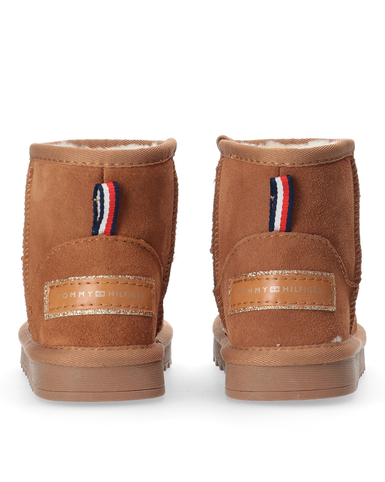 Bota Pantufa de Camurça Camel - Tommy Hilfiger 