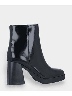 Bota de Salto em Verniz Katu Preto - Menbur