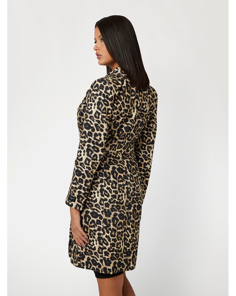 Casaco em Fazenda Jennifer Animal Print - Guess Marciano 