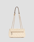 Crossbody Laminada Adelard Creme - Guess