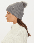 Gorro com Brilho e Pompom Cinza - Guess