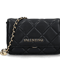 Crossbody Pequena Acolchoada Ocarina Preto - Valentino 