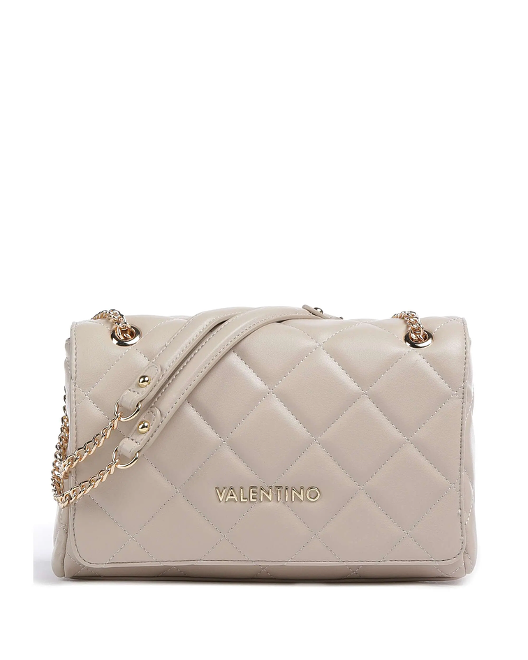 Crossbody Grande Acolchoada Ocarina Bege - Valentino 