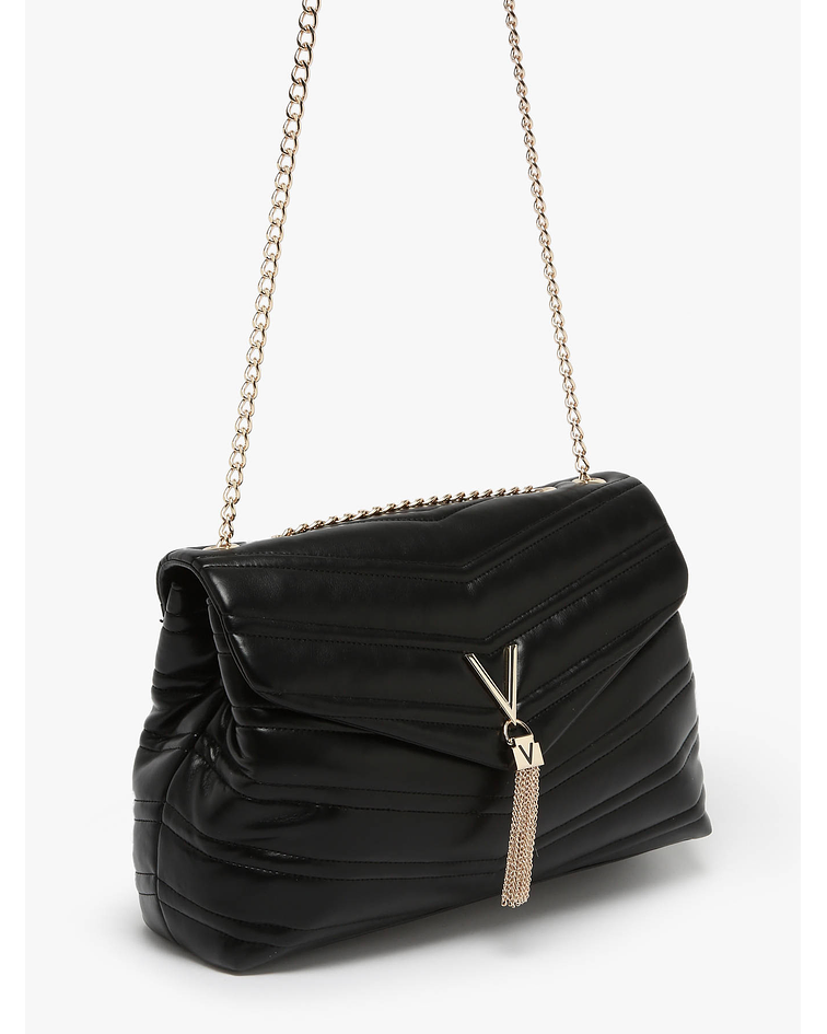 Crossbody Grande Acolchoda Privilege Preto - Valentino 