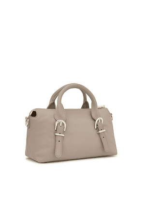 Mala de Mão em Nylon Bucklew Soft Taupe - Tous