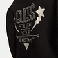 Sweat com Capuz Shinny Cord Preto - Guess  - Miniatura 3