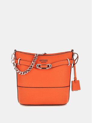 Crossbody Bucket Silvye Laranja - Guess 