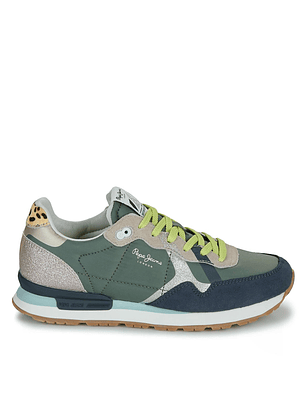 Ténis Brit Glitter Castanho Bordeaux - Pepe Jeans