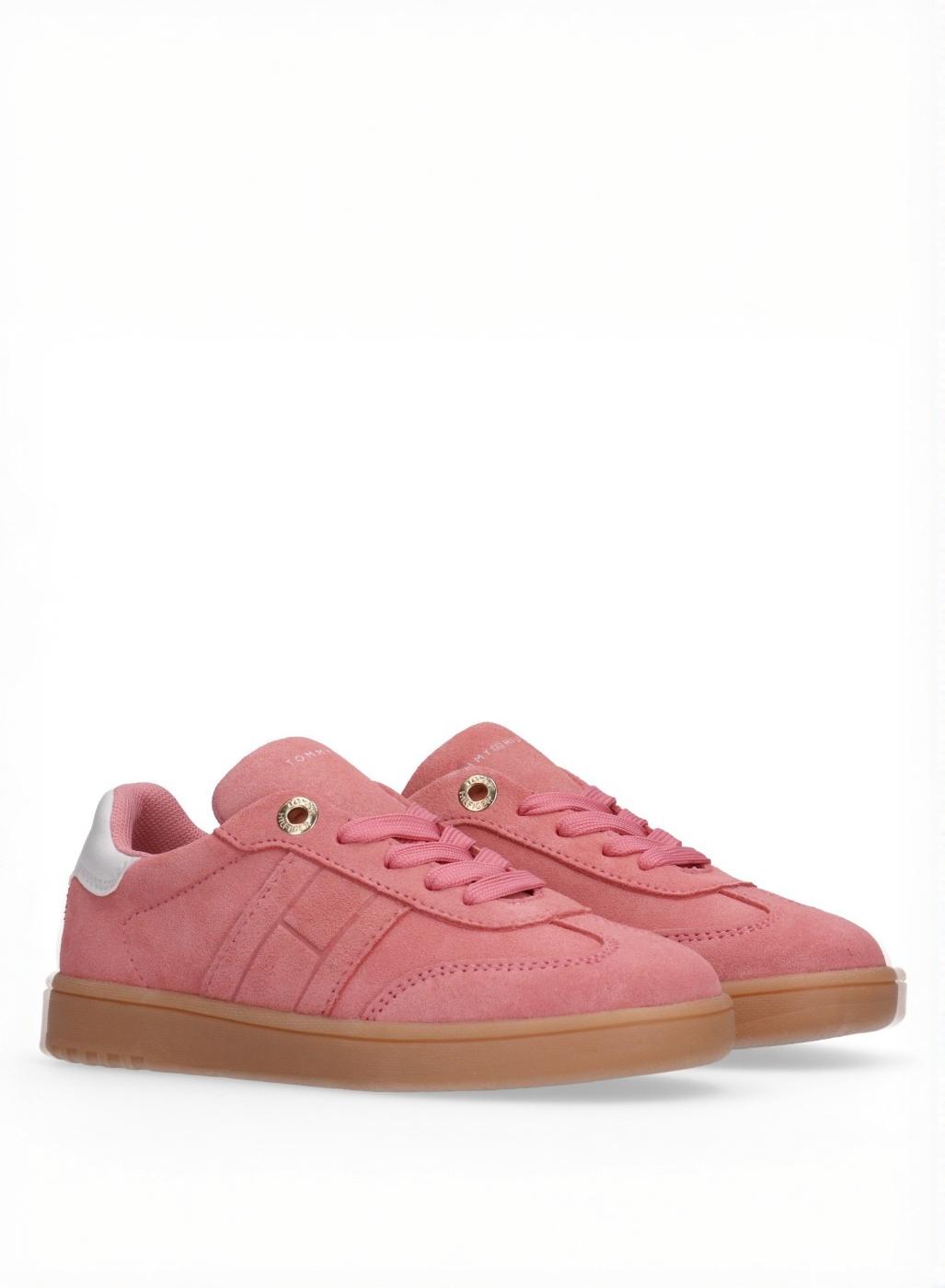 Ténis Jack em Suede Rosa - Tommy Hilfiger  2