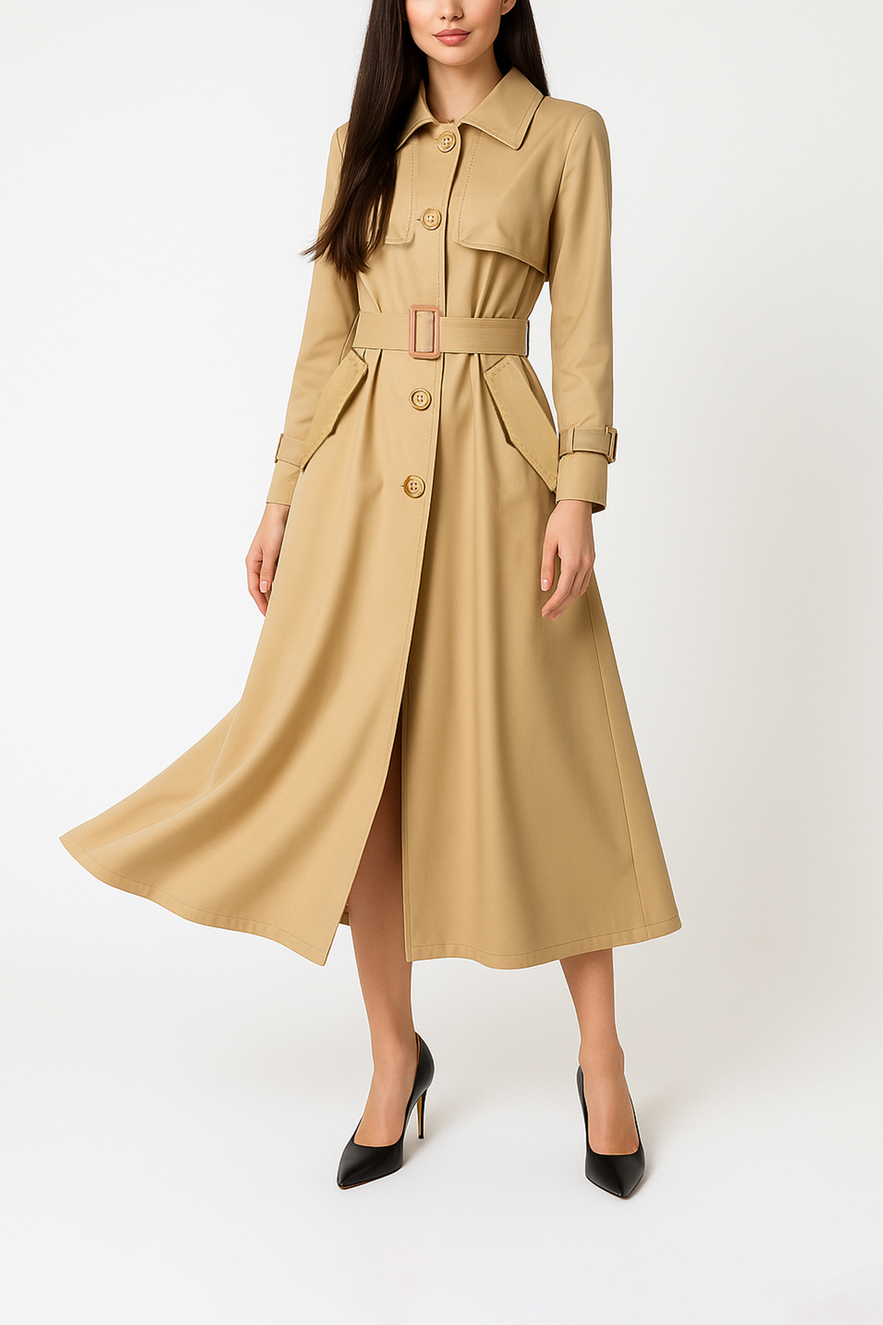 Trench Coat Bege - SAHOCO  1