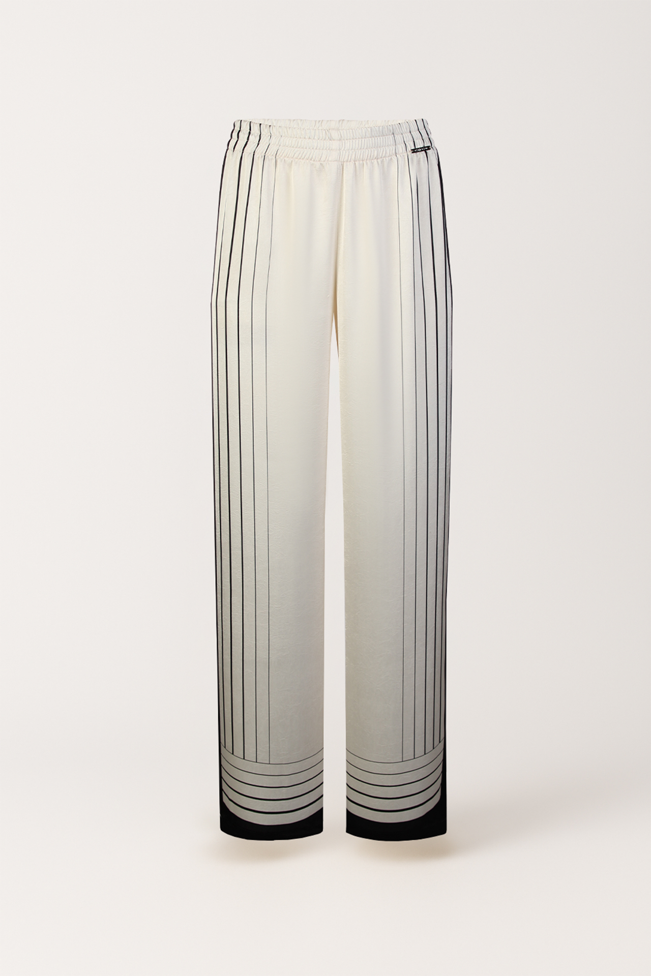 Calças Creme com Riscas Preto - SAHOCO 8