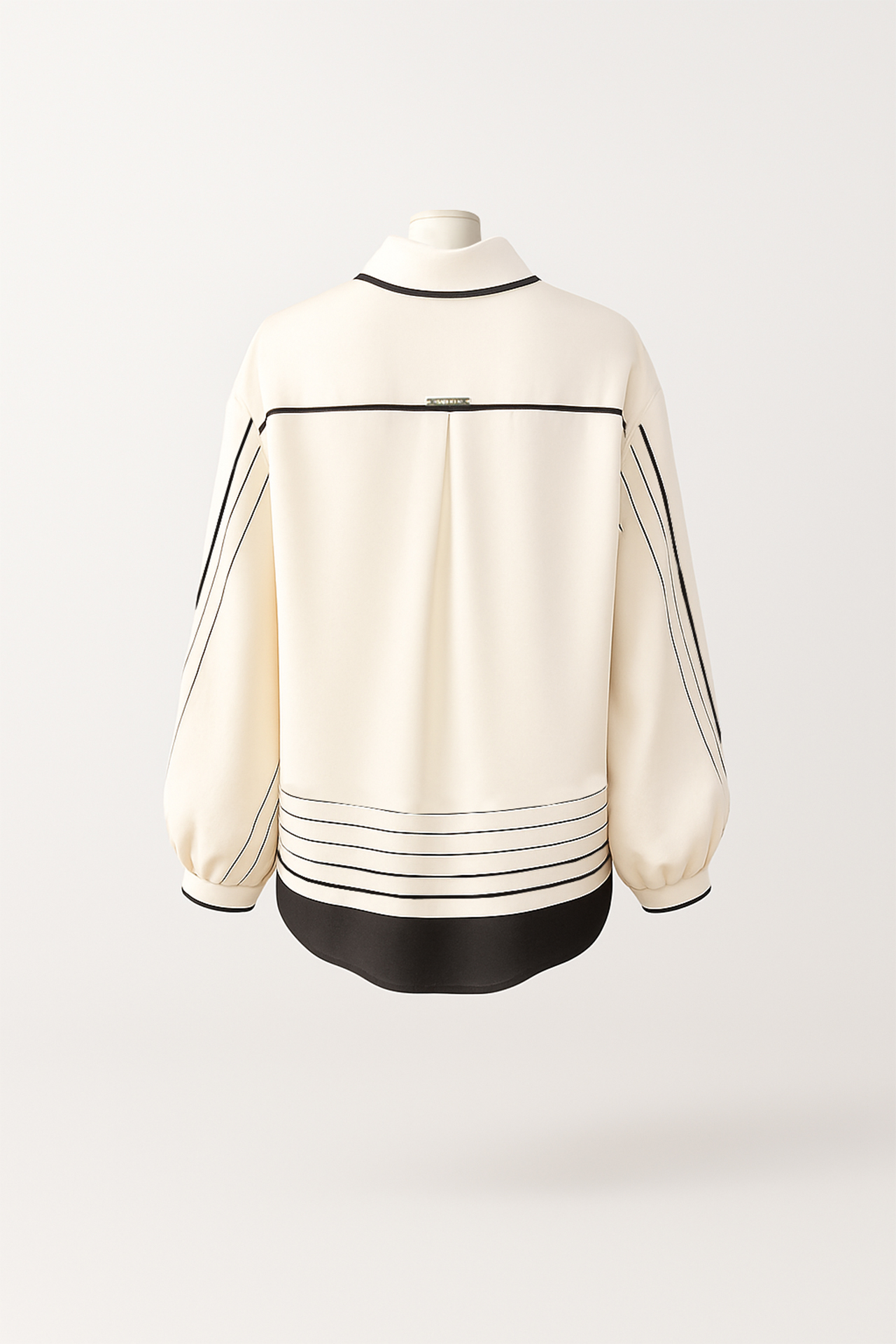 Camisa Creme com Riscas Preto - SAHOCO 2