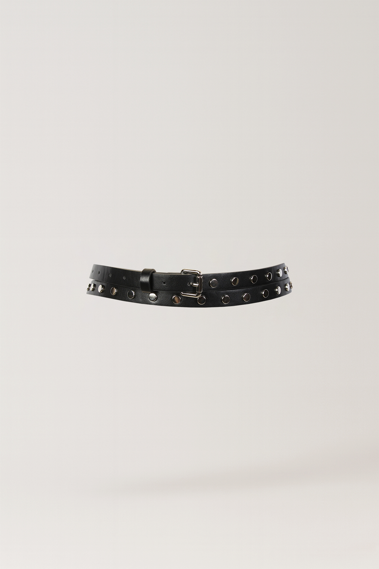 Cinto  2 voltas com Tachas Preto - SAHOCO 1