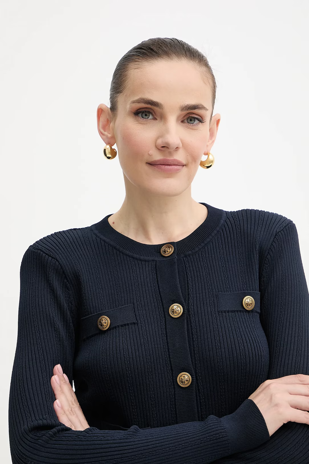 Casaco de Malha Emmie Azul - Guess  5