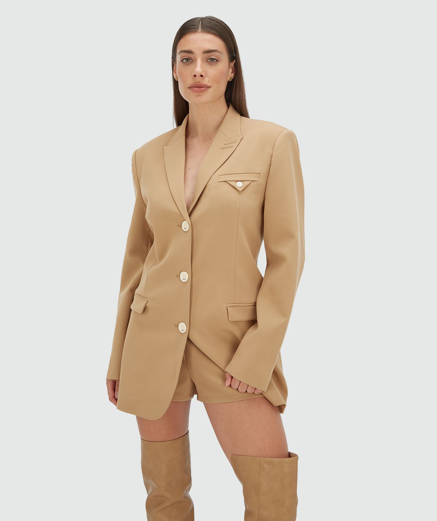 Blazer + Calção ESTRELLA Bege - Josh V 1