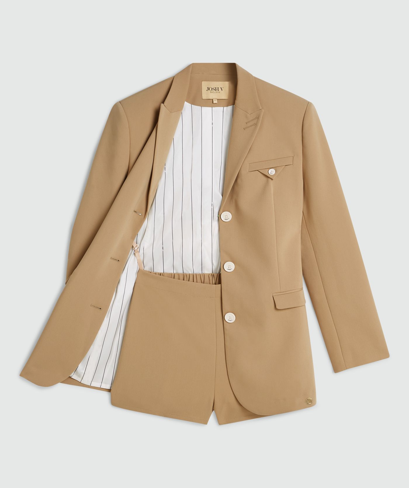 Blazer + Calção ESTRELLA Bege - Josh V 4