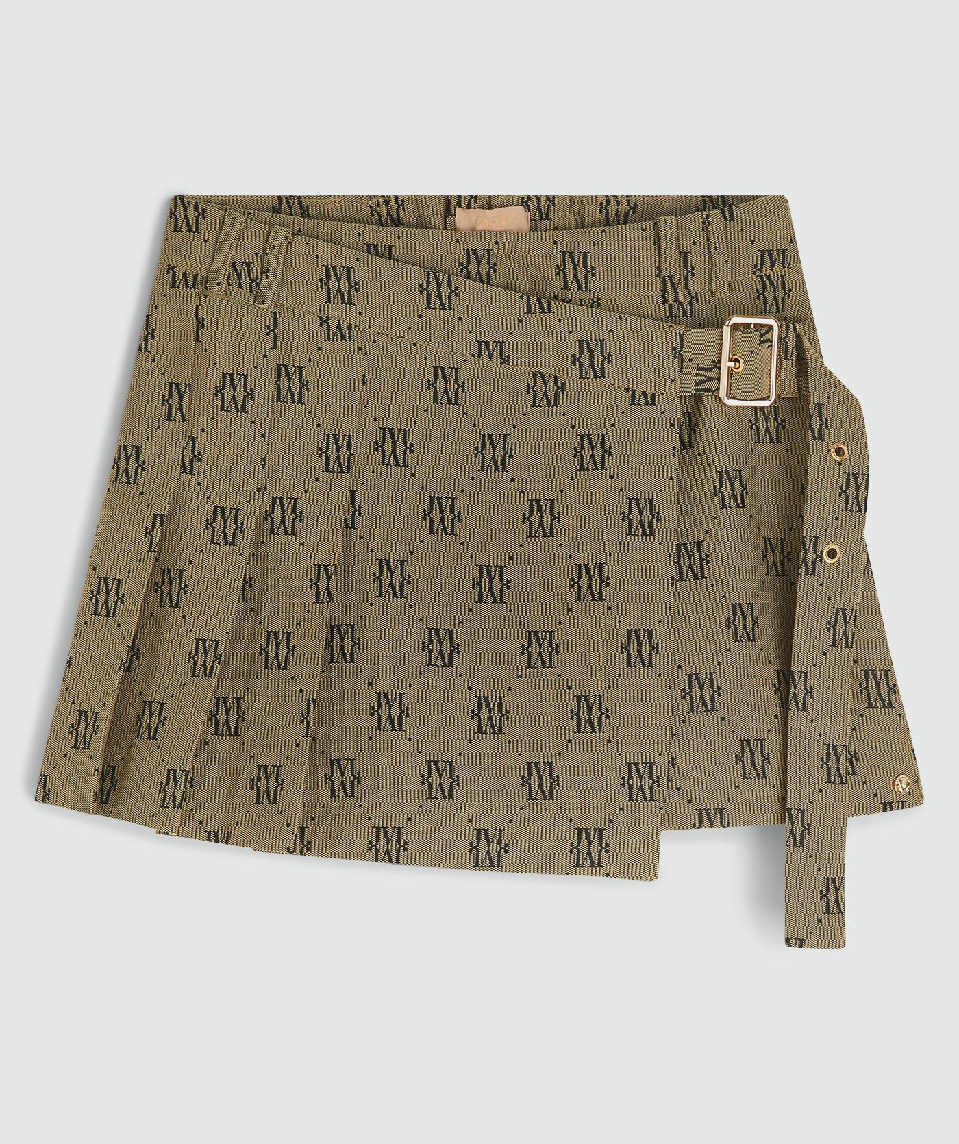 Saia com Pregas ISADEE Logo Bege - Josh V 6