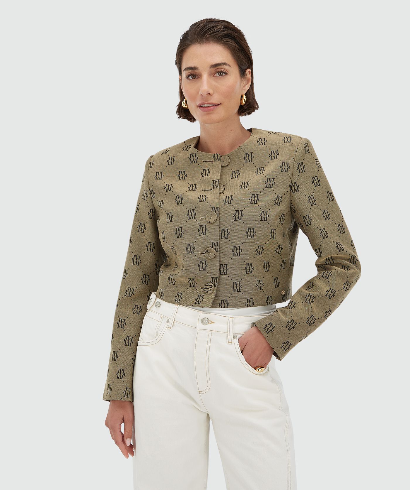 Casaco REMI Logo Bege - Josh V  1