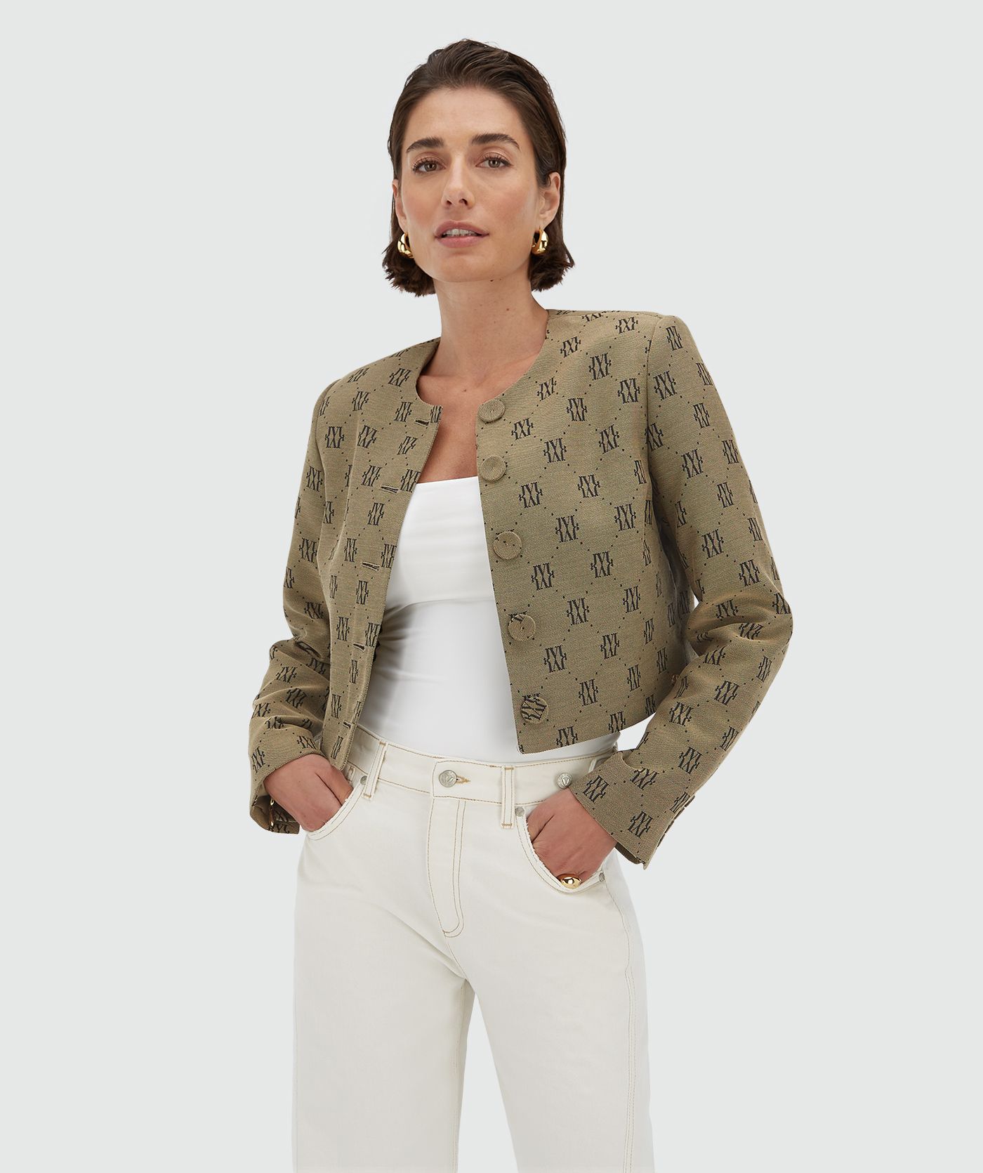 Casaco REMI Logo Bege - Josh V  3