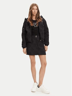 Saia IVY Acolchoada Logo Gravado Preto - Guess