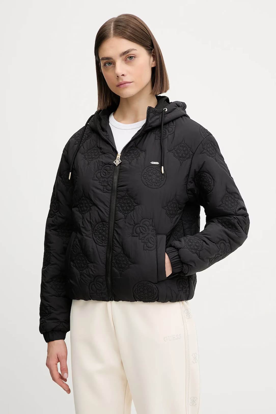 Casaco IVY Logo Gravado Preto - Guess  1