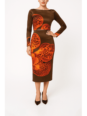 Camisola de Veludo Orquídea Castanho  - SAHOCO 