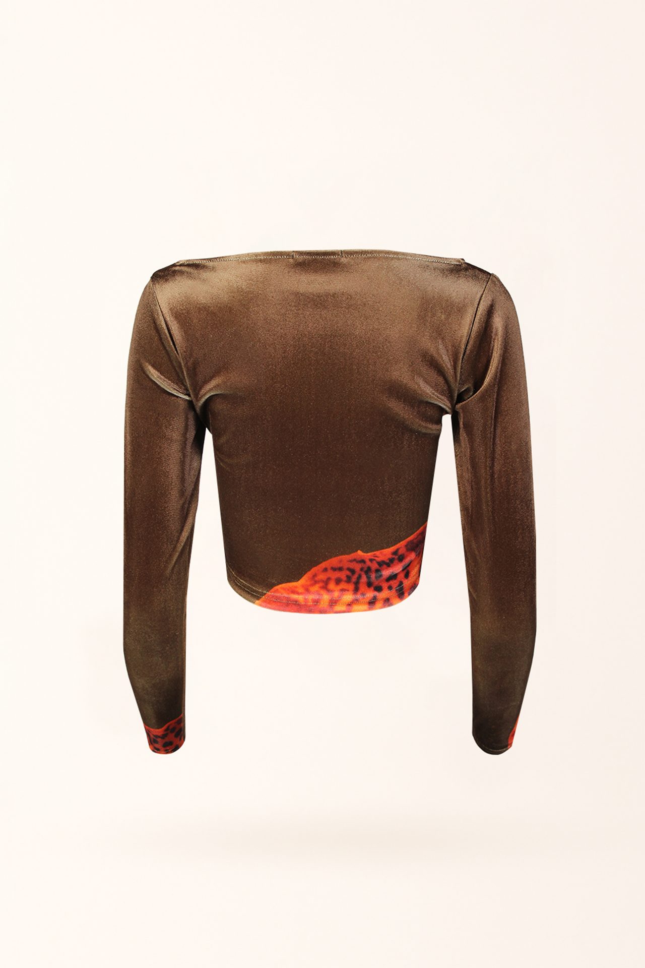 Camisola de Veludo Orquídea Castanho  - SAHOCO  4