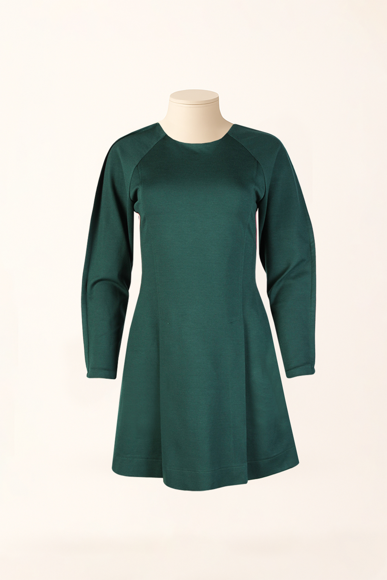 Vestido Curto com Risca Verde - SAHOCO  3