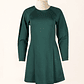 Vestido Curto com Risca Verde - SAHOCO  - vignette 3